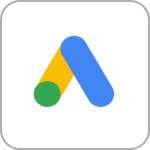 Square icon displaying the Google Ads logo